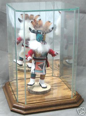 fake kwahu kachina in glass case are worth